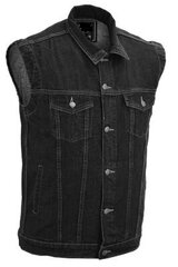 Denimvest Choppers, must hind ja info | Mootorratturi joped | kaup24.ee