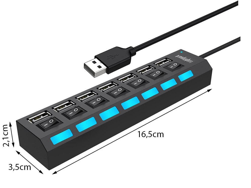 USB-jaotur цена и информация | USB jagajad, adapterid | kaup24.ee