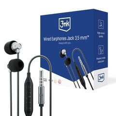 3mk Wired Earphones hind ja info | Kõrvaklapid | kaup24.ee