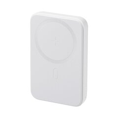 Joyroom power bank 10000mAh 20W Power Delivery Quick Charge magnetyczna wireless Qi charger 15W for iPhone MagSafe compatible white (JR-W020 white) цена и информация | Зарядные устройства Power bank | kaup24.ee
