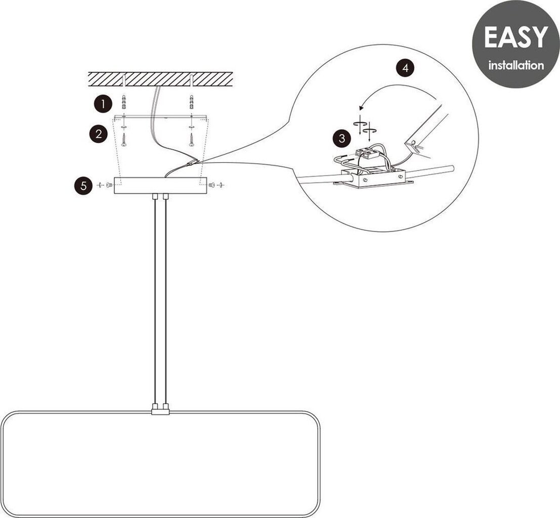 Home Sweet Home seinalamp, Led Quad цена и информация | Rippvalgustid | kaup24.ee