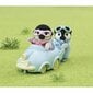 Kujude komplekt Sylvanian Families Penguin Babies Ride 'n Play цена и информация | Poiste mänguasjad | kaup24.ee