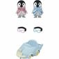 Kujude komplekt Sylvanian Families Penguin Babies Ride 'n Play цена и информация | Poiste mänguasjad | kaup24.ee