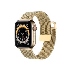 Milanese bracelet loop for Apple Watch 38|40|41mm gold цена и информация | Аксессуары для смарт-часов и браслетов | kaup24.ee