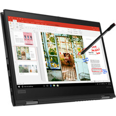 Lenovo Thinkpad X390 Yoga; i5-8365U|8GB |13,3 Fhd IPS multi-touch|256Gb|Windows 11 Pro|Uuendatud/Renew цена и информация | Ноутбуки | kaup24.ee