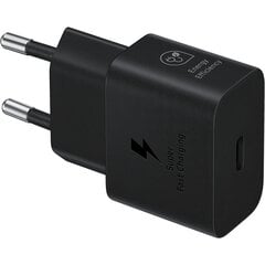 Samsung SAMSUNG Charger 25W without cable black цена и информация | Зарядные устройства для телефонов | kaup24.ee