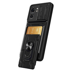 Motorola moto edge 40, camshield rahakoti ümbris, must hind ja info | Telefoni kaaned, ümbrised | kaup24.ee