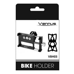 Jalgrattahoidja Vennus VBH03, must цена и информация | Другие аксессуары для велосипеда | kaup24.ee