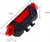 Veekindel USB LED jalgratta valgus 120LM цена и информация | Jalgratta tuled ja helkurid | kaup24.ee