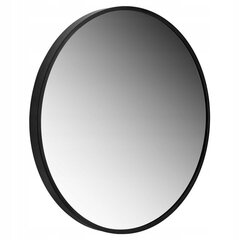 Peegel 60 cm, must цена и информация | Зеркала | kaup24.ee