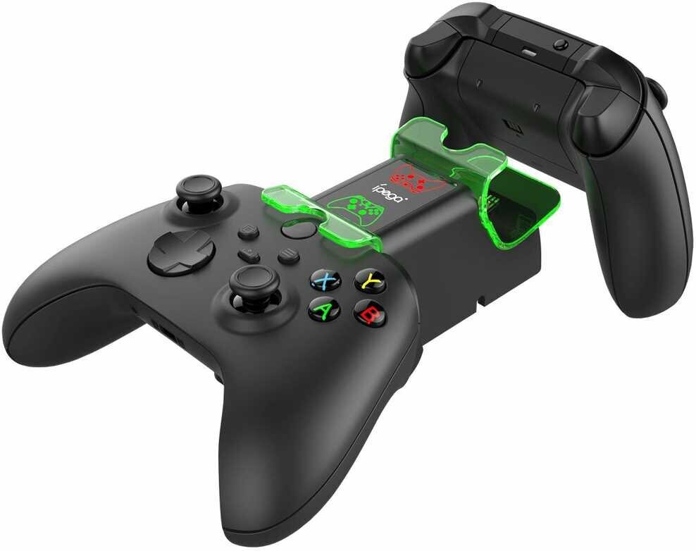 Ipega XBX003 kahe mängukontrolleri laadimisjaam Xbox Series X/S mängupuldi laadimisdokk koos LED-laadimisindikaatoriga hind ja info | Mängupuldid | kaup24.ee