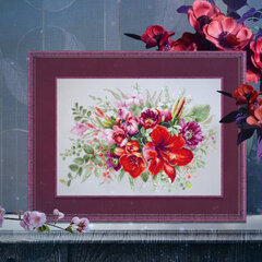 Tikkimiskomplekt Magic Needle "Amaryllis Bouquet" 210-314 hind ja info | Tikkimistarvikud | kaup24.ee