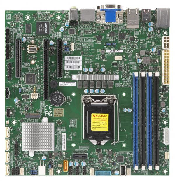 Supermicro X11SCZ-F LGA 1151 (Socket H4) Micro ATX Intel C246 цена и информация | Emaplaadid | kaup24.ee