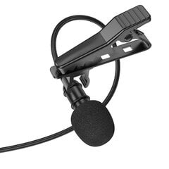 Петличный микрофон Borofone BFK11 Elegant Type C черный цена и информация | Микрофоны | kaup24.ee