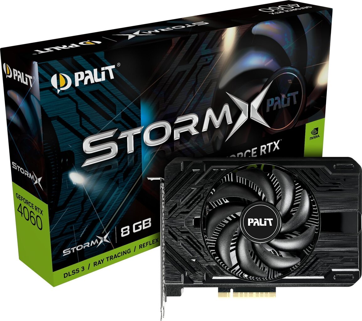Palit GeForce RTX 4060 StormX цена и информация | Videokaardid (GPU) | kaup24.ee