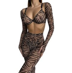Комплект нижнего белья из четырех частей Sexy Zebra цена и информация | Сексуальное женское белье | kaup24.ee