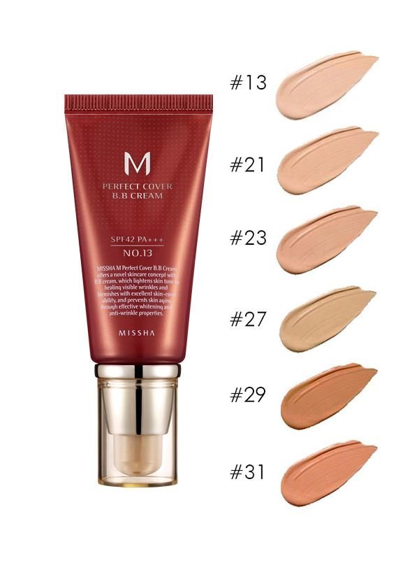 BB näokreem MISSHA M Perfect Cover SPF 42/PA+++ 50 ml hind ja info | Näokreemid | kaup24.ee