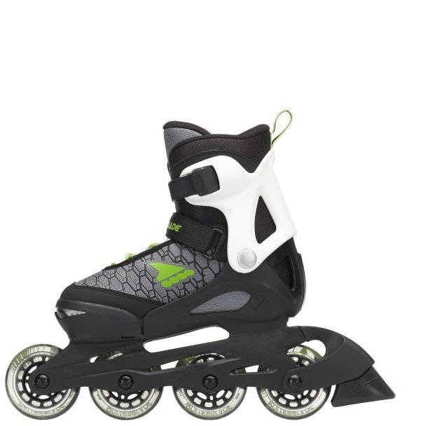 Rulluiskude ja kaitsmete komplekt Rollerblade Combo G, must/roheline цена и информация | Rulluisud ja tarvikud | kaup24.ee