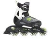 Rulluiskude ja kaitsmete komplekt Rollerblade Combo G, must/roheline цена и информация | Rulluisud ja tarvikud | kaup24.ee