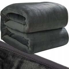 Мягкое одеяло, серое 160x200 см цена и информация | Одеяла | kaup24.ee