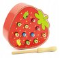 Puitmäng, usside püüdmine, magnet, maasikas, pulk цена и информация | Imikute mänguasjad | kaup24.ee