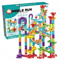 Värviline pallirada Marble run, 113 tk hind ja info | Poiste mänguasjad | kaup24.ee