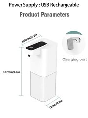 Автоматический сенсорный дозатор для мыла, Electronics LV-201, 1 шт цена и информация | Аксессуары для ванной комнаты | kaup24.ee