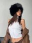 Naiste talvine peakate, must karvamüts, Electronics LV-210, 1 tk hind ja info | Naiste mütsid ja peapaelad | kaup24.ee