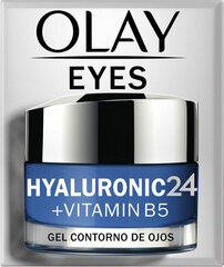 Silmageel Olay Eye Hyaluronic 24 + B5-vitamiini geel, 15 ml hind ja info | Silmakreemid, seerumid | kaup24.ee