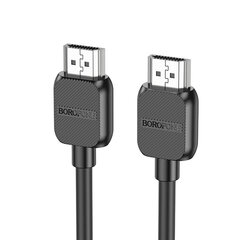 Borofone HDMI, 3m hind ja info | Kaablid ja juhtmed | kaup24.ee