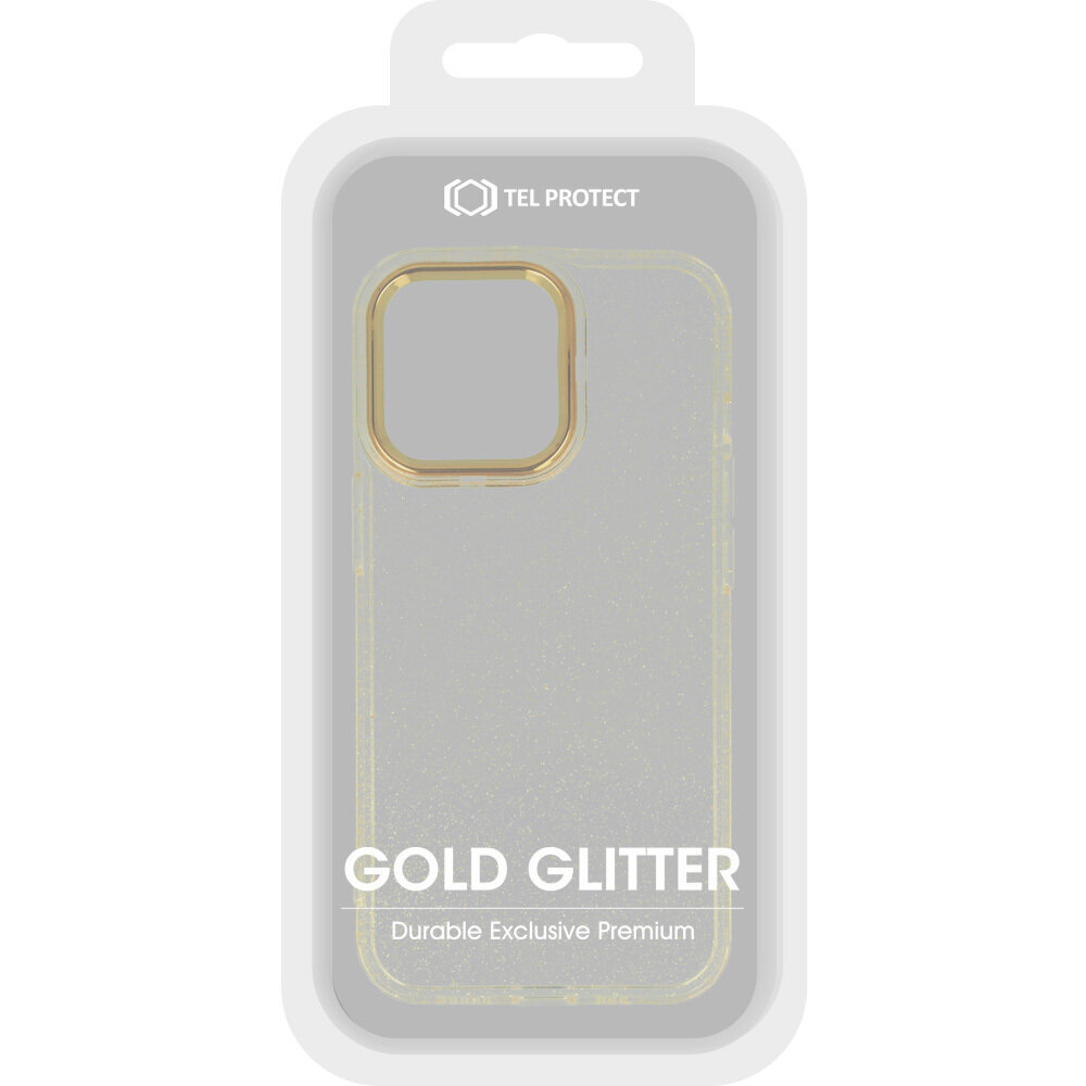 Tel Protect Gold Glitter hind ja info | Telefoni kaaned, ümbrised | kaup24.ee