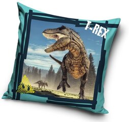 Dekoratiivne padi Dinosaur 40*40 cm цена и информация | Декоративные подушки и наволочки | kaup24.ee