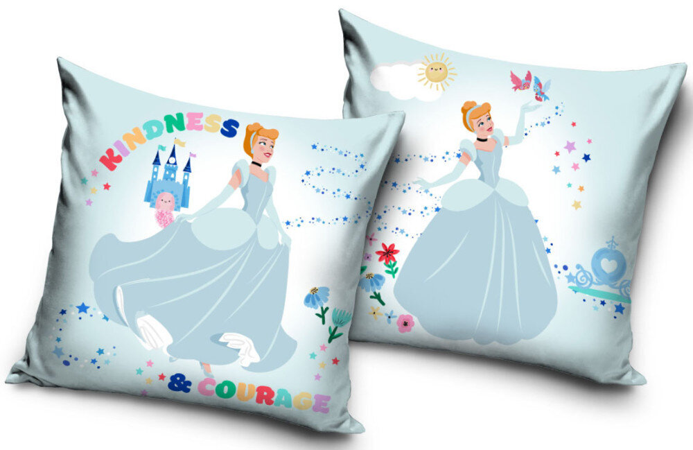 Dekoratiivne padi Disney Princess 40x40 cm цена и информация | Dekoratiivpadjad ja padjakatted | kaup24.ee