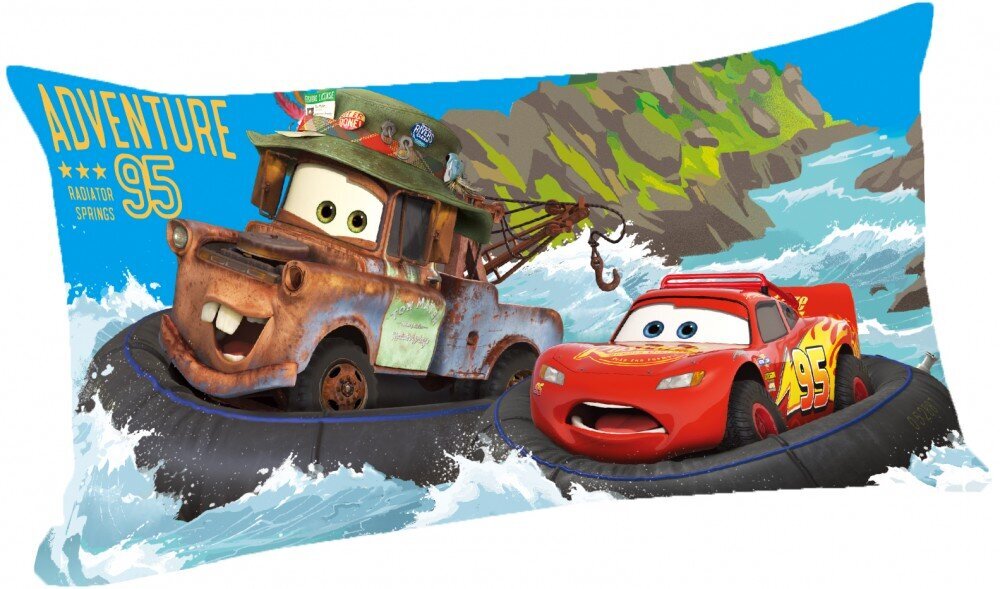 Dekoratiivne padi Disney Cars 34*69 cm цена и информация | Dekoratiivpadjad ja padjakatted | kaup24.ee