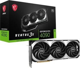 MSI GeForce RTX 4090 Ventus 3X E 24G OC hind ja info | Videokaardid (GPU) | kaup24.ee