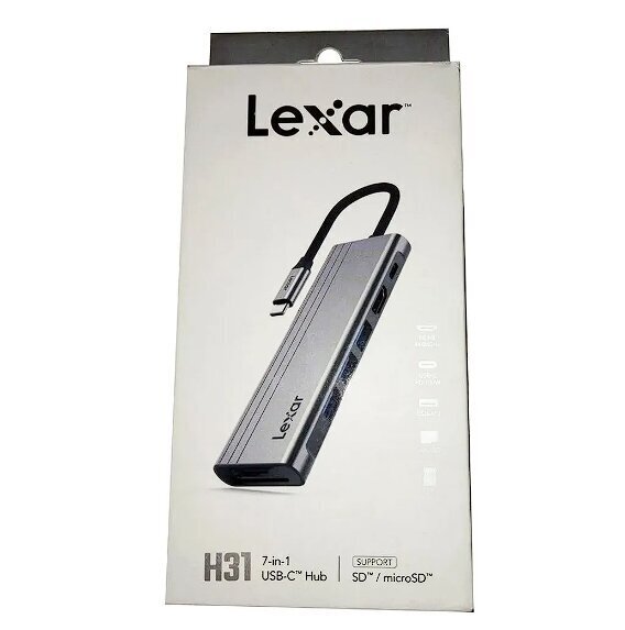 Lexar Hub 7-in-1 LPAH31N-RNHNG hind ja info | USB jagajad, adapterid | kaup24.ee