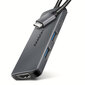 Axagon HMC-5H8K цена и информация | USB jagajad, adapterid | kaup24.ee
