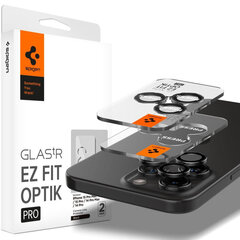 Spigen Glass tR EZ Fit Optik Pro 2 Pack цена и информация | Защитные пленки для телефонов | kaup24.ee