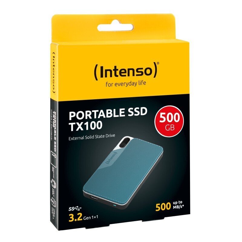 Intenso TX100 hind ja info | Välised kõvakettad (SSD, HDD) | kaup24.ee