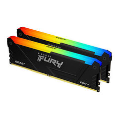 Kingston Fury Beast RGB (KF437C19BB2AK2/16) цена и информация | Оперативная память (RAM) | kaup24.ee