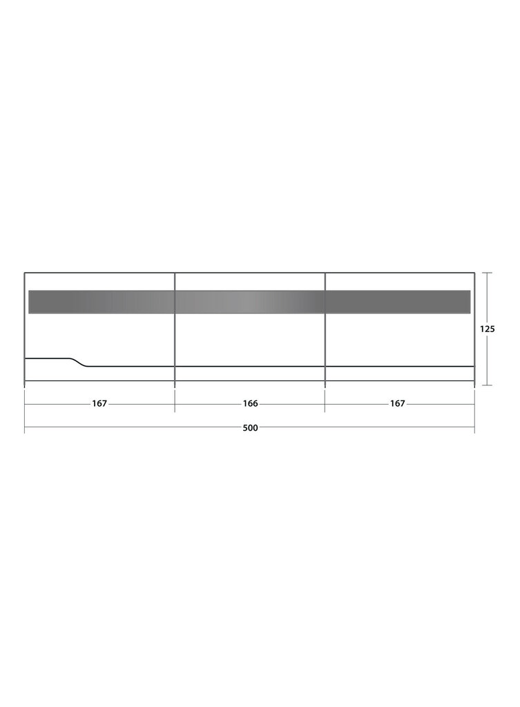 Rannavari Outwell Windscreen, hall цена и информация | Telgid | kaup24.ee