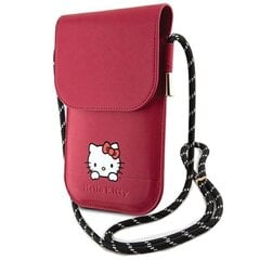 Originaal Hello Kitty käekott nahast, universaalne, roosa hind ja info | Telefoni kaaned, ümbrised | kaup24.ee
