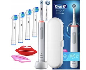 Oral-B Pro 3 3000 Sensitive Clean White цена и информация | Электрические зубные щетки | kaup24.ee