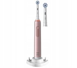 Oral-B Pro 3 3400N Rose hind ja info | Elektrilised hambaharjad | kaup24.ee