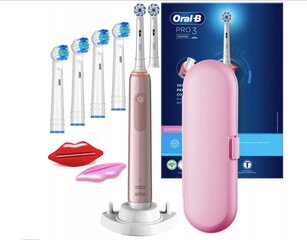 Oral-B Pro 3 E3400N Sensitive Pink цена и информация | Электрические зубные щетки | kaup24.ee