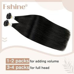 Наращивание волос Fshine, 45 см, 50 г цена и информация | Аксессуары для волос | kaup24.ee