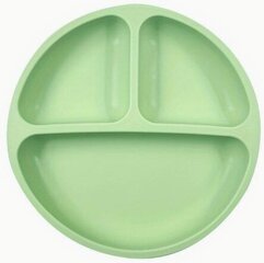 Силиконовая тарелка, зеленая цена и информация | Посуда, тарелки, обеденные сервизы | kaup24.ee