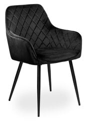 Бархатное кресло HAVANA VELVET черное цена и информация | Офисные кресла | kaup24.ee