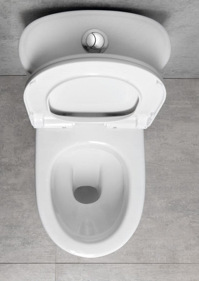 Kompaktne laste WC-pott Petit lasteaedadele 53x50 cm, Easy Take prill-lauaga, valge цена и информация | WС-potid | kaup24.ee