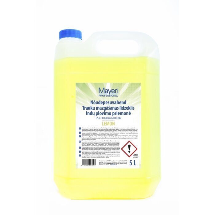 Mayeri Professional nõudepesuvahend Citrus & Olive / 5l hind ja info | Nõudepesuvahendid | kaup24.ee